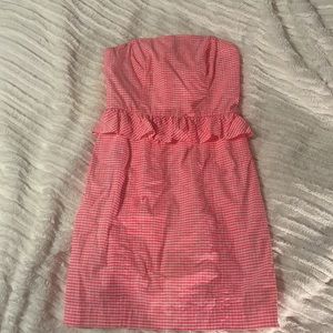 Lilly Pulitzer Pink Gingham Dress